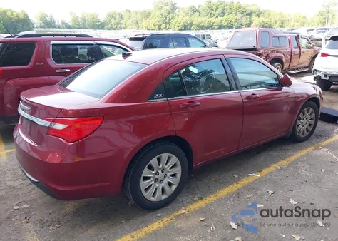 2012 Chrysler 200 Lx from USA, damaged, VIN 1C3CCBAB2CN172252